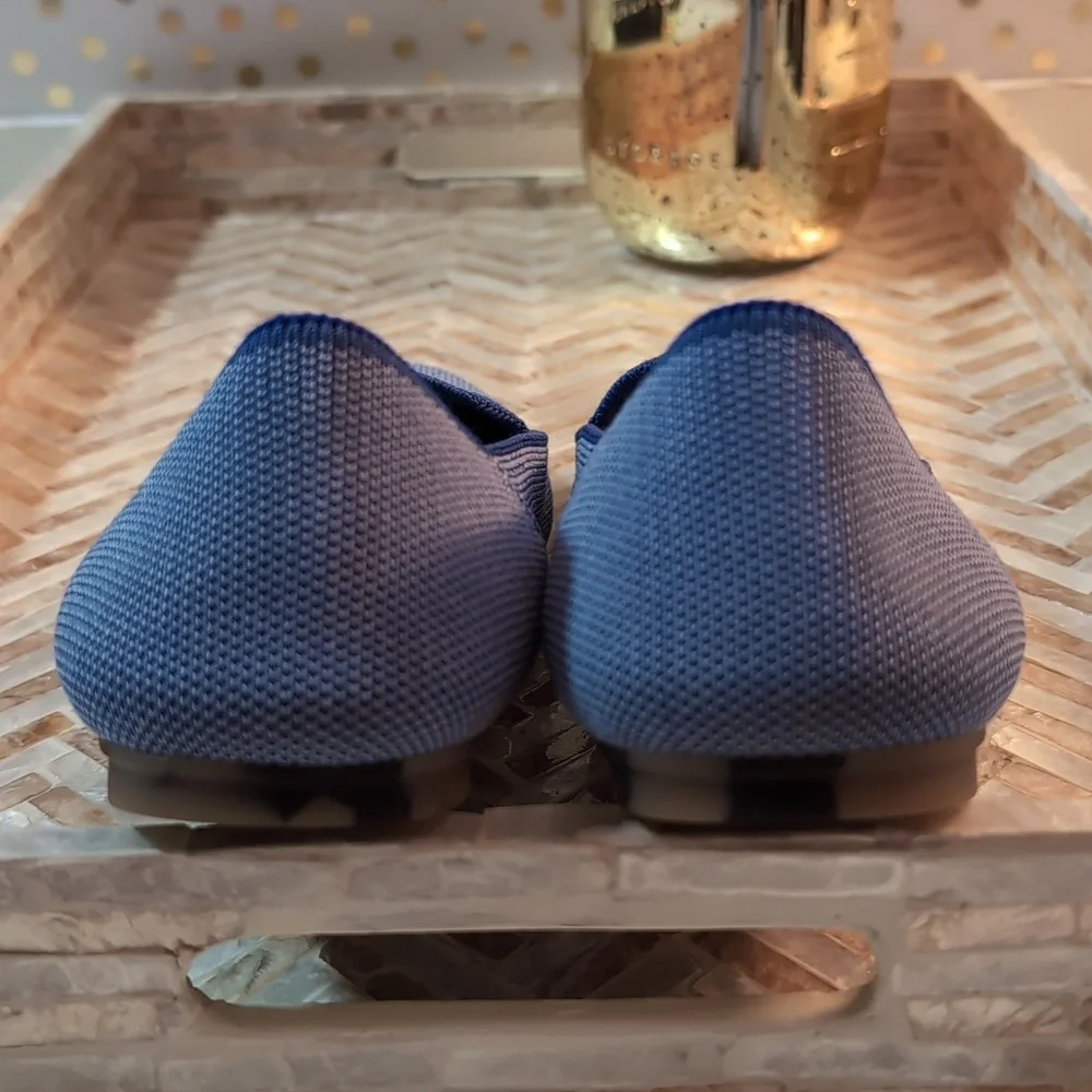 Rothys Light Blue Loafers Women Size 9 Washable Sustainable - Picture 2 of 10